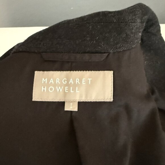 Margaret Howell Wool Tailored Jacket Blazer Charcoal Gray Sz 1 XS - Picture 6 of 8